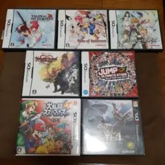 ニンテンドーDSと3DSソフトのまとめ売り