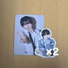 なにわ男子 HARDWORK 大西流星 ステッカー トレカセット