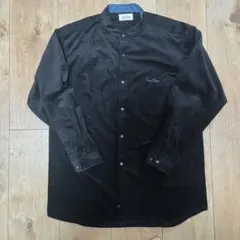 Troy Bros 黒 長袖シャツ フランネル