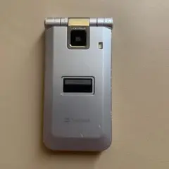 SoftBank Panasonic 705P シルバー折りたたみ式携帯電話