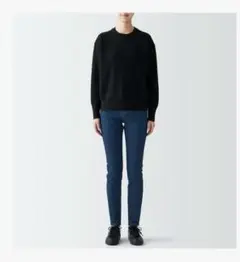 無印良品 ジーンズ スーパーストレッチデニムスキニーパンツ 股下75cmのサムネイル