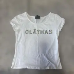 CLATHAS 半袖Tシャツ ホワイト サイズ38 ピチT 日本製