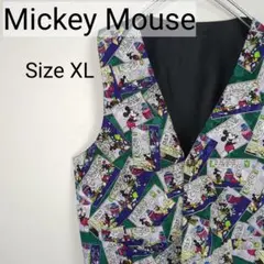 【希少】90'S　Mickey Mouse　ミッキー　レトロ　ヴィンテージベスト