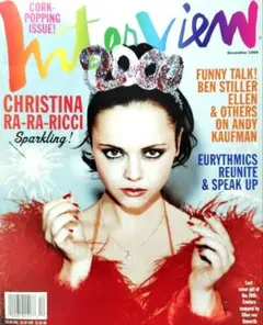 Interview Magazine 1999 12 表紙 クリスティーナリッチ