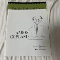 A.コープランドDuo for Flute and Piano 楽譜