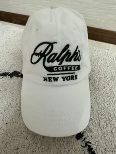 Ralph's Coffee ホワイトベースボールキャップ