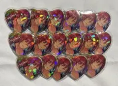 逆先夏目 ハート缶バッジセット あんさんぶるスターズ 逆先夏目 GIRA☆デコ ハート缶バッジ