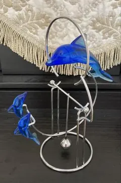 イルカ　置き物