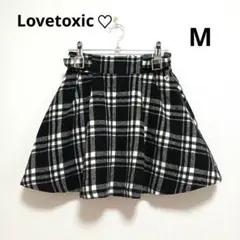 【Lovetoxic】裏地パンツ付き　フレアスカート　М