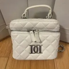 Darich キルティングスクエアミニバッグ　シルバーパーツ