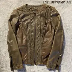 2025年最新】EMPORIO ARMANI レディース レザージャケット・ライダース