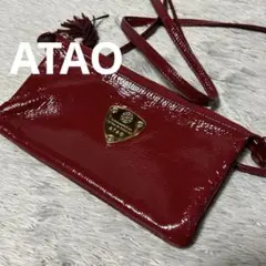 アタオ　ブーブー　ショルダーバッグ　エナメル　レザー　黒　タッセル　ロゴ金具 2025年最新】アタオ ブーブーの人気アイテム - メルカリ