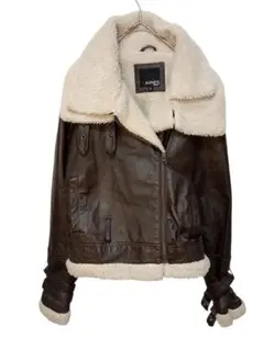 極美品 バーニーズニューヨーク レザージャケット 毛皮 ラムレザー 38 M 2025年最新】レザージャケット バーニーズニューヨークの人気