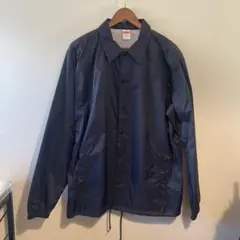 United Athle XL ナイロンコーチジャケット ネイビー