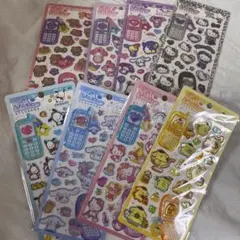 匿名配送正規品サンリオ 平成はっぴーフォン8枚セット　ステッカー
