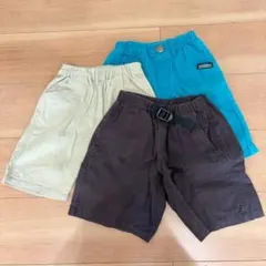 ズボン、ハーフパンツセット 3点　まとめ売り 110