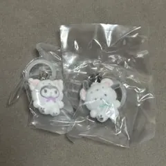 サンリオ ふわふわスノー めじるしアクセサリー 2個セット クロミ ポチャッコ