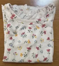 ☆美品☆TOPVALUトップバリュ 花柄 長袖カットソー 120