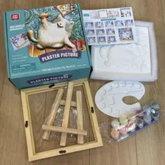 新品 お絵描きセット アート 猫 ネコ 色塗り 塗り絵 工作 キット 知育玩具