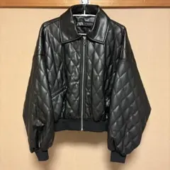 zaraキルティングジャケット