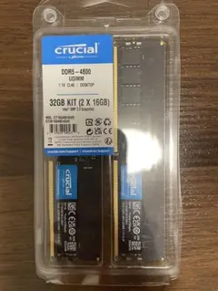 Crucial 32GB 16GBX2枚 DDR5-4800