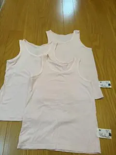 エアリズムピンク アンダーシャツ 3枚セット 100cm