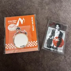 SnowMan2025ON向井康二クリアステッカーとミラーステッカーセット