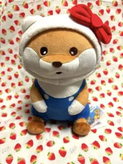 可愛い嘘のカワウソ×サンリオキャラクターズ コラボぬいぐるみ ハローキティverのサムネイル