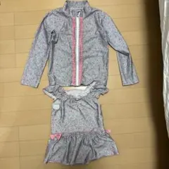 花柄フリル水着セット 120㎝