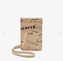 【新品同様】LACOSTE　クロコ クルー シーズナル スマホポーチのサムネイル