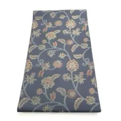 子供用祝帯　新品未使用　全通柄　手鞠　正絹100% 未仕立て 楽天市場】子供用正絹袋帯／黒地に金、花、手毬／七五三等