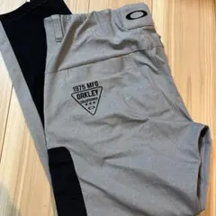 Oakley ゴルフパンツ グレー/ブラック　オークリー　XL