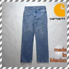 carhartt カーハート デニム バギー 極太 メキシコ製 W34 L32