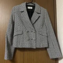 チェック柄ジャケット