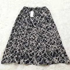 未使用 タグ付き fu-dueka 花柄 ロングスカート