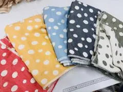 N61.生地売り☆6重ガーゼカットクロス 5点セット