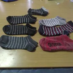 カジュアルソックス 7足セット(新品ばかり)＋1(新品)