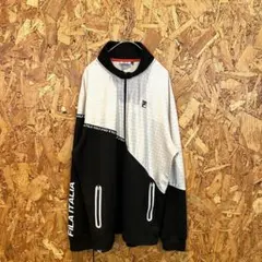FILA GOLF ジャージトップス ゴルフウェア ブラック メンズ LLのサムネイル