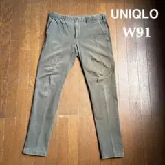 UNIQLO スキニーフィットチノ2WAYストレッチ オリーブ