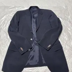 ネイビー シングルブレスト ブレザー　UNIQLO