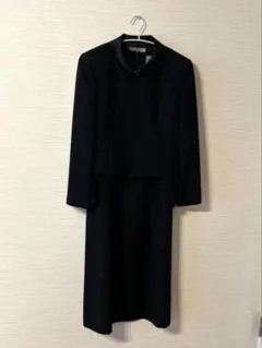 新品 jubilien ブラックフォーマル 喪服 ワンピーススーツ 11号 L