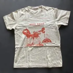 ユニクロ　未使用品　Miles Davis Tシャツ　ベージュ