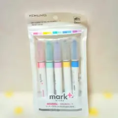 KOKUYO 2トーンカラーマーカー マークタス 5本セットのサムネイル