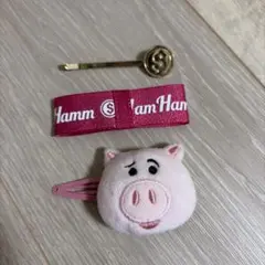 トイストーリー　ハム ヘアクリップ 3点セット