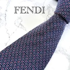 ✨美品✨FENDI フェンディ ネクタイ 高級シルク ズッカ柄 - メルカリ