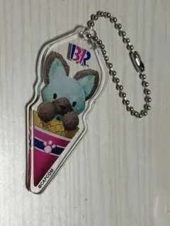 アイルー チョコミント アクリルキーホルダー