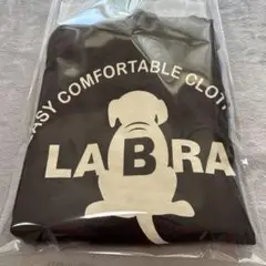 LABRA半袖チュニックフードつき チャコール レディースL