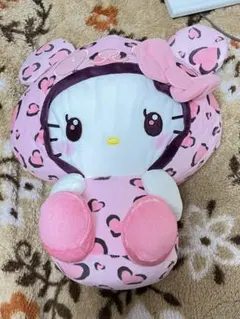 ハローキティ ヒョウ柄 ピンク ぬいぐるみ