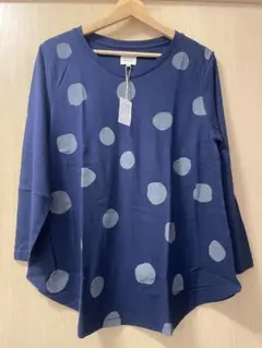 【新品、タグ付き】Heart Market ハートマーケット 七分袖　水玉　L