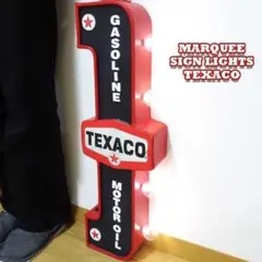 マーキーサインライト TEXACO ガレージ 看板 ガレージグッズ インテリア
